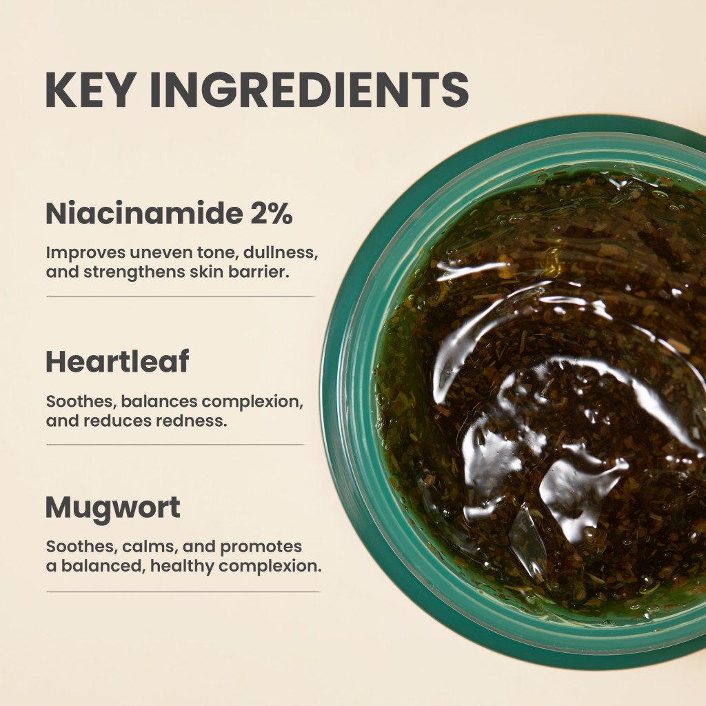 Axis-Y New Skin Resolution Gel Mask – Brightening & Soothing Mask with Heartleaf & Niacinamide for Glowing Skin 100ml