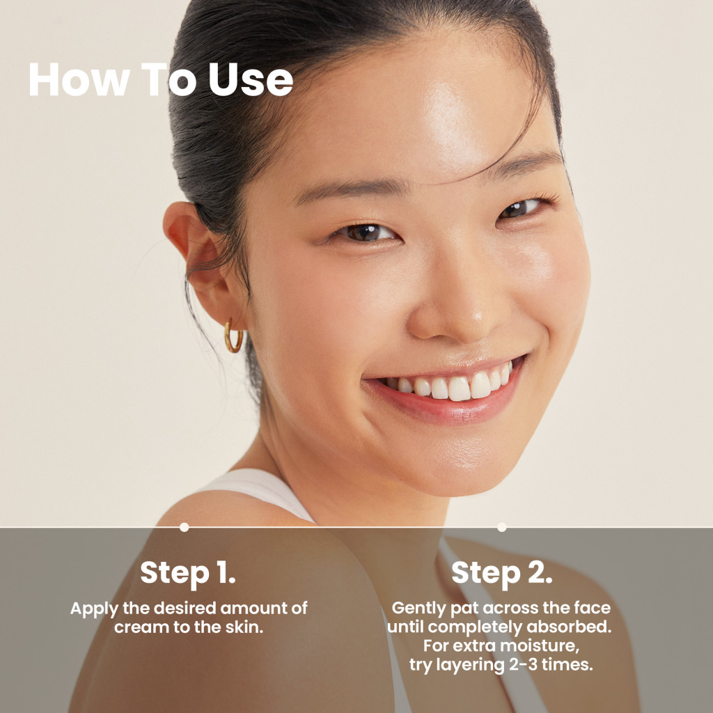 Axis-Y Heartleaf My Type Calming Cream - Lightweight Moisturizer for Soothing, Hydrating Sensitive & Acne-Prone Skin 60ml