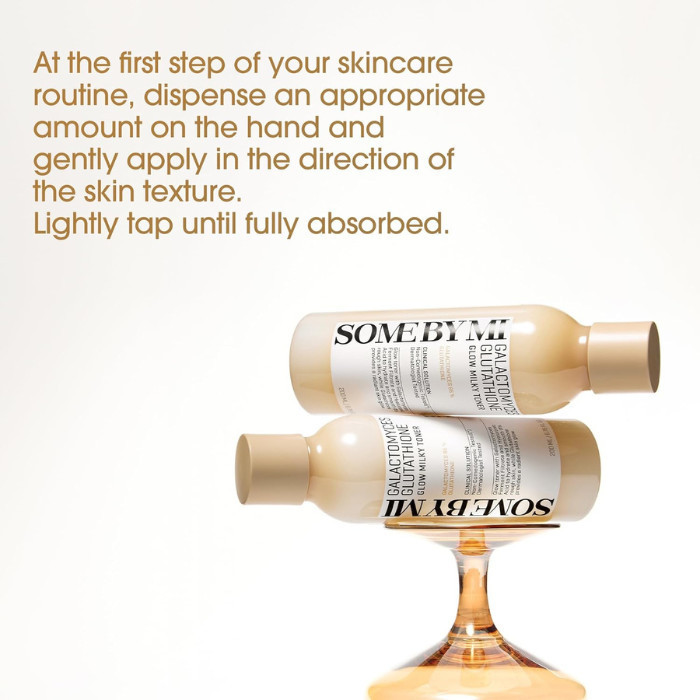 Some By Mi Galactomyces Glutathione Glow Milky Toner, Brightening and Hydrating Radiance Care - 200ml