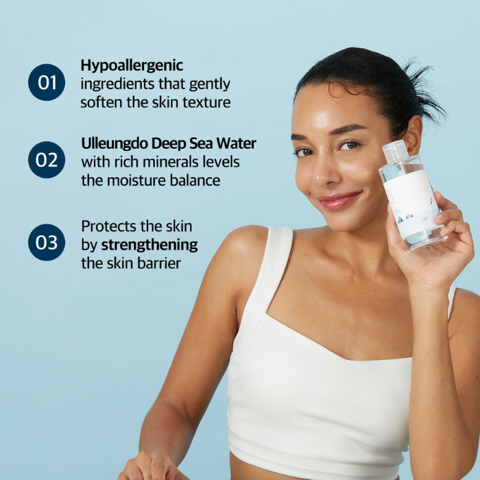 Round Lab 1025 Dokdo Toner - Hydrating Korean Toner with Deep Sea Water for Sensitive Skin 200ML