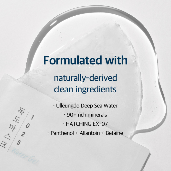 Round Lab 1025 Dokdo Hydrating Water Gel Mask - Cooling Gel Mask with Deep Sea Water for Intense Skin Hydration 30 ML