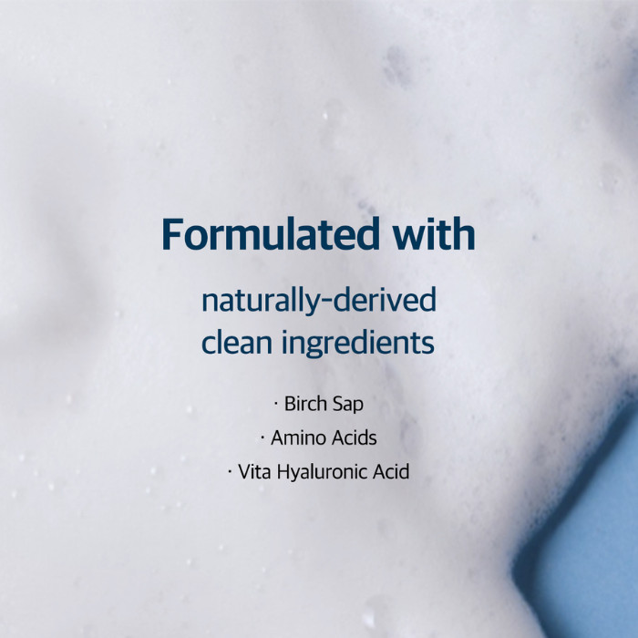 Round Lab Birch Juice Moisturizing Cleanser- Gentle Hydrating Foam Cleanser with Birch Sap for Sensitive Skin 150ml