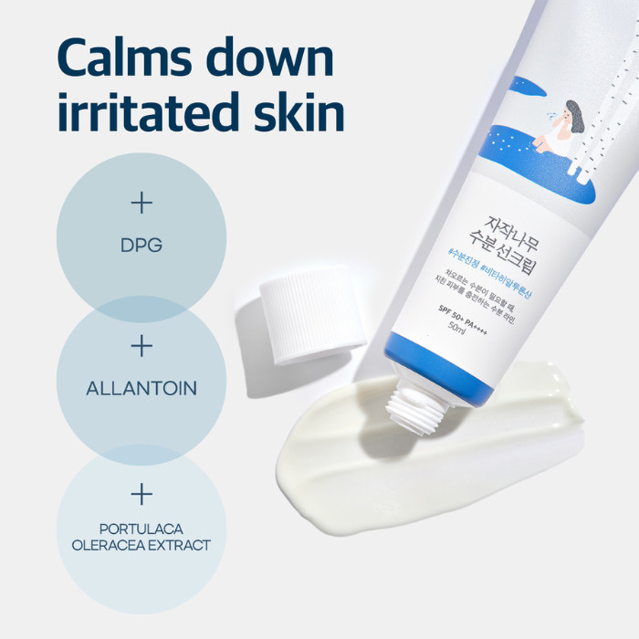 Round Lab Birch Juice Moisturizing Sunscreen - SPF 50+ PA++++ Broad-Spectrum UV Protection with Birch Sap & Hydration 50 ml