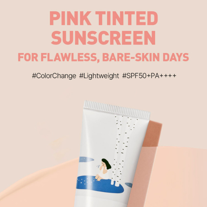 Round Lab Birch Juice Tone-Up Sunscreen- Brightening SPF 50+ PA++++ Sunscreen with Birch Sap for Glowing, Even Skin 50 ml