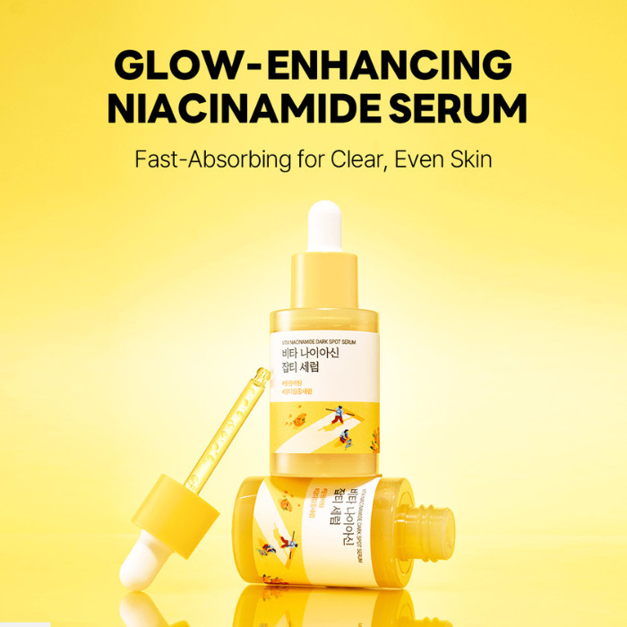 Round Lab Vita Niacinamide Dark Spot Serum - Brightening & Spot-Correcting Serum with Niacinamide & Vitamin C Complex 30ml