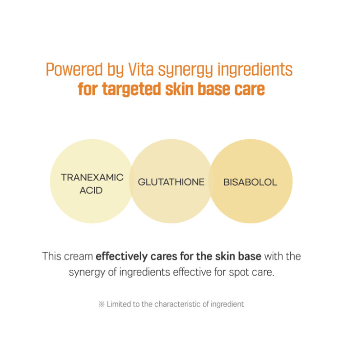 Round Lab Vita Niacinamide Dark Spot Cream -Brightening Moisturizer with 5% Niacinamide & Vitamin C for Spot Correction 50ml