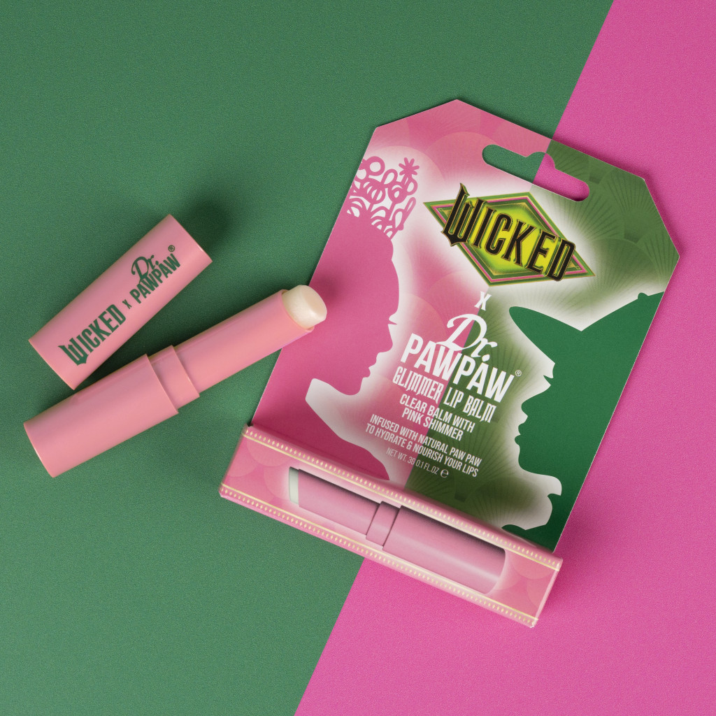 Dr. Pawpaw Wicked Glimmer Lip Balm, Moisturizing, Nourishing and Pink Shimmer Treatment - 3g