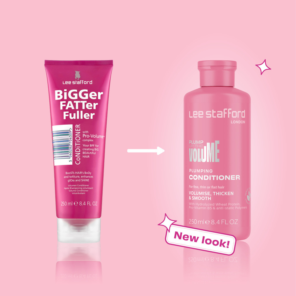 Lee Stafford Plump Up The Volume Conditioner, Thickening and Lightweight Hair Booster, 250ml