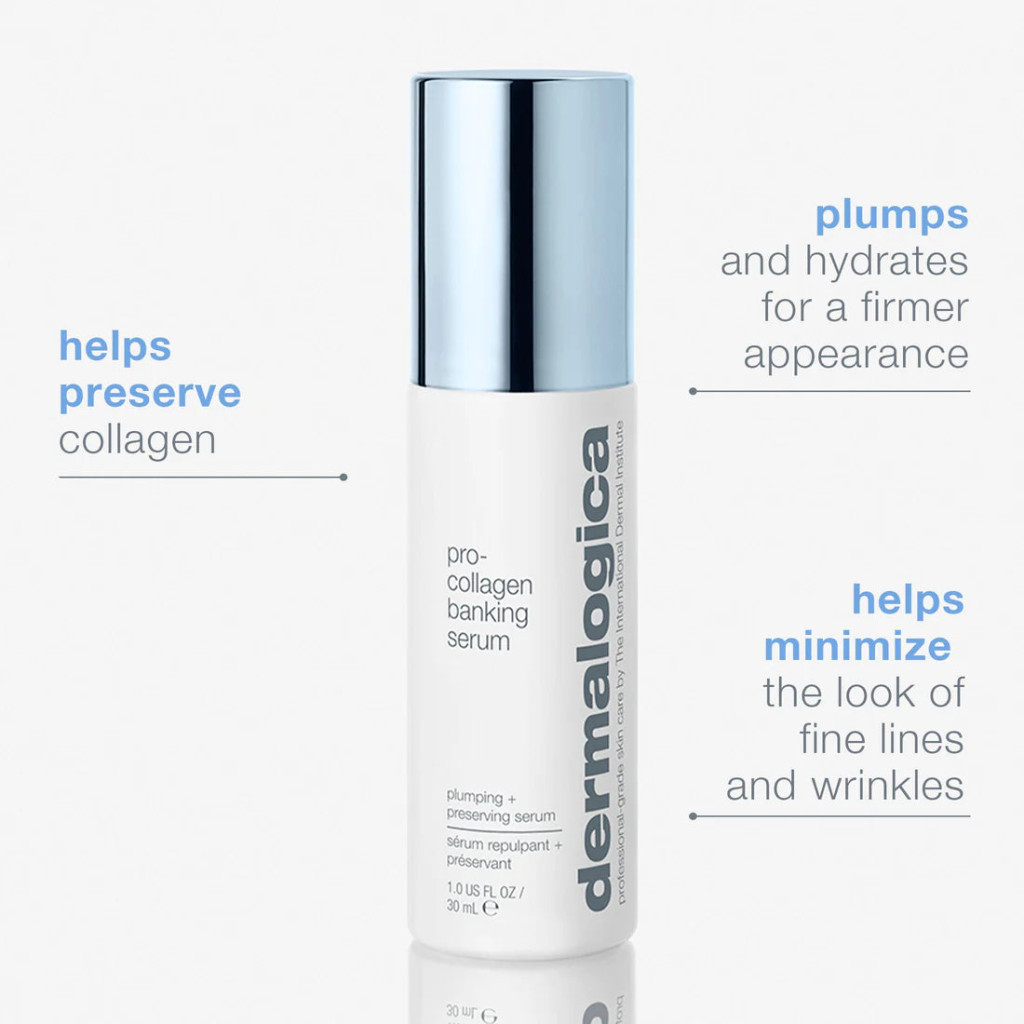 Dermalogica Pro-Collagen Banking, Plumping and Firming Anti-Ageing Serum for Youthful Skin, 30ml