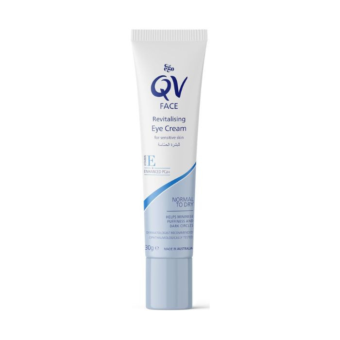 Ego QV Face Revitalising Eye Cream, Reduces Fine Lines, Puffiness, and Dark Circles, Hydrating Care, 30g