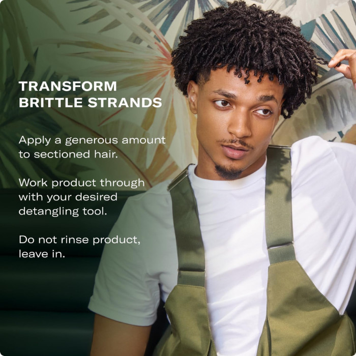 Mielle Organics Rosemary Mint Leave-In Conditioner, Biotin and Rosemary Hydration for Strong, Healthy Hair - 355ml