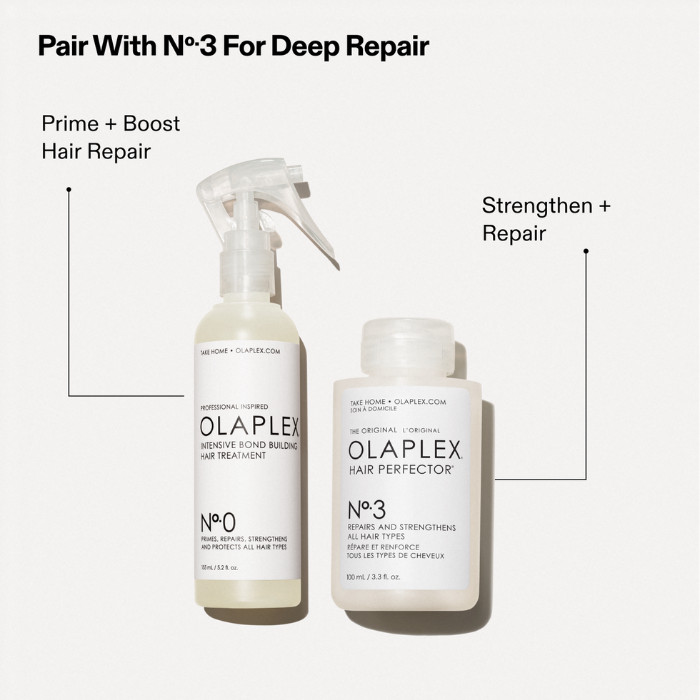 Olaplex No. 0 Intensive Bond Building Treatment, Repair and Strengthen Damaged Hair - 155ml