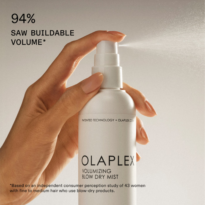 Olaplex Volumizing Dry Mist, Lightweight Heat Protectant Spray for Full, Shiny, and Healthy Blowouts - 150ml