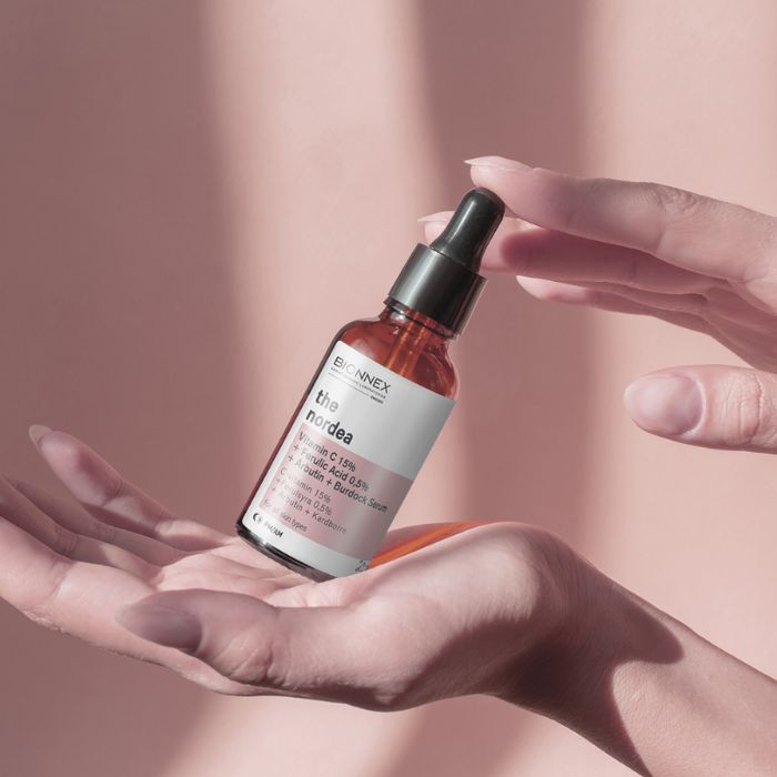 Bionnex The Nordea Vitamin C + Ferulic + Burdock, Brightening and Anti-Aging Serum for All Skin Types, 30ml