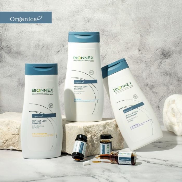 Bionnex Organica Anti-Hair Loss Conditioner, Strengthening Herbal Protein Formula for All Hair Types, 300ml