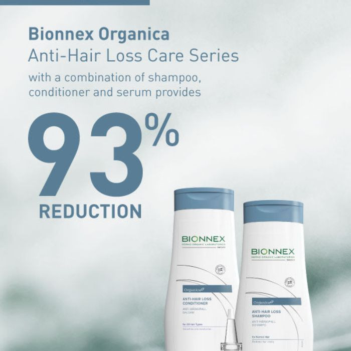 Bionnex Organica Anti-Hair Loss Conditioner, Strengthening Herbal Protein Formula for All Hair Types, 300ml