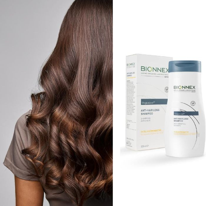 Bionnex Organica Anti-Hair Loss Shampoo for Dry & Damaged Hair, Moisturizing and Strengthening Formula, 300ml