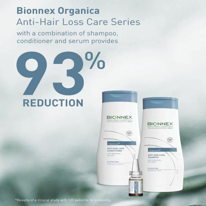 Bionnex Organica Anti-Hair Loss Shampoo for Oily Hair, Strengthens and Reduces Hair Fall Naturally, 300ml