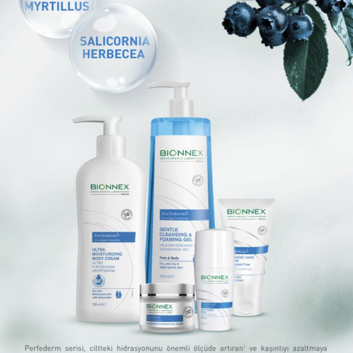 Bionnex Perfederm Moisturizing Body Cream for Dry and Atopic Skin, Deep Hydration with Shea Butter, 250ml