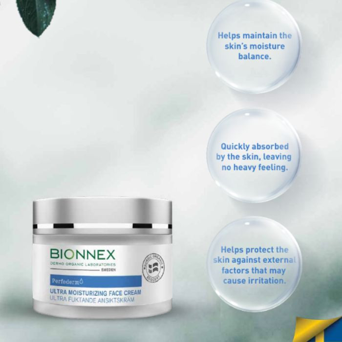Bionnex Perfederm Moisturizing Face Cream for Dry and Atopy-Prone Skin, Barrier Repair, 50ml