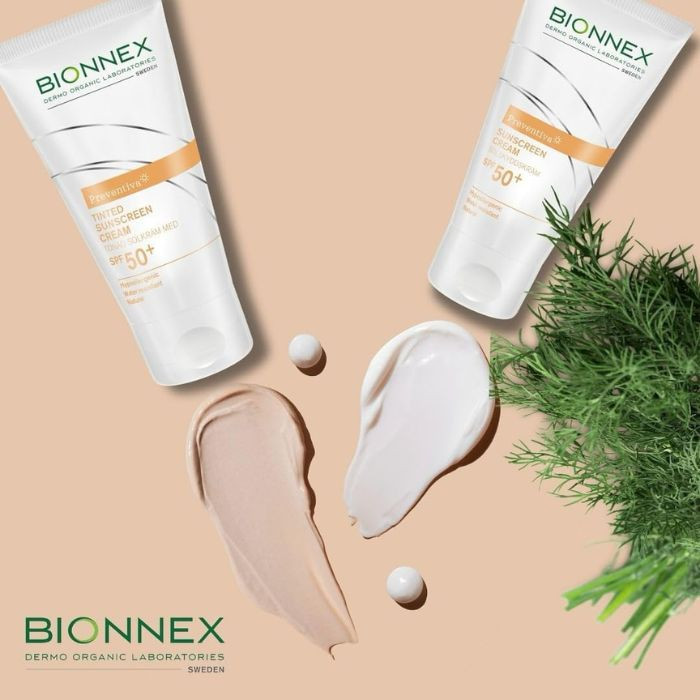 Bionnex Preventiva Sunscreen (SPF50+) Tinted Cream, Conceals Imperfections and Protects Skin, 50ml