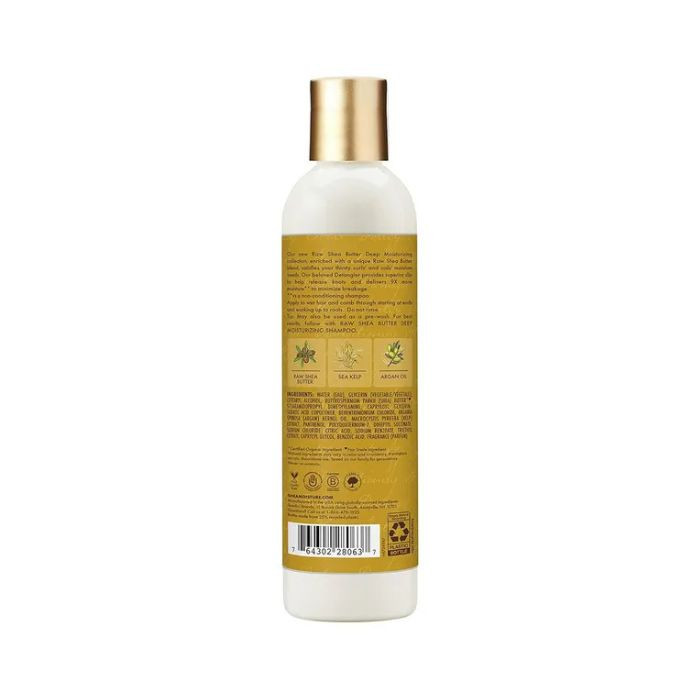 Shea Moisture Raw Shea Butter Deep Moisturizing Detangler, Softens, Nourishes and Reduces Breakage, 237ml