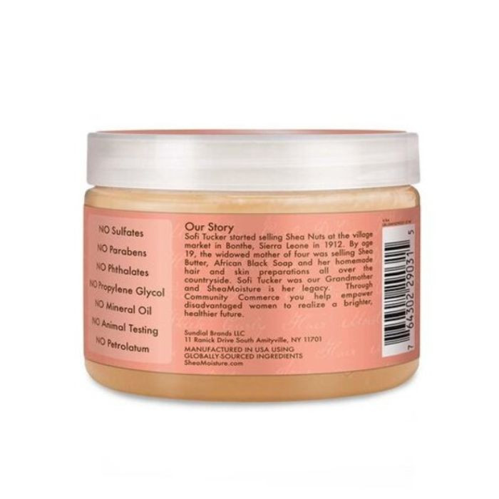 Shea Moisture Coconut & Hibiscus Curling Gel Souffle, Define, Hydrate and Control Frizz Naturally, 340g