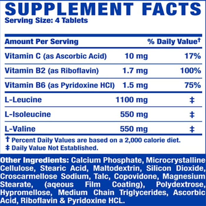 Ronnie Coleman BCAA-XS, Essential Amino Acids for Muscle Recovery, Strength and Endurance - 400 Tablets