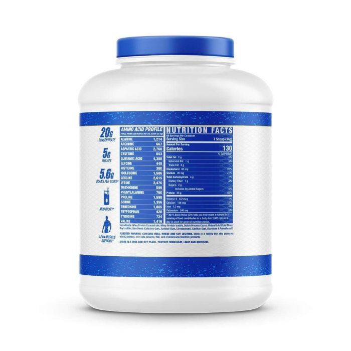 Ronnie Coleman King Whey Protein Powder Vanilla Frosting, 25g Protein Muscle Recovery Formula, 5lb