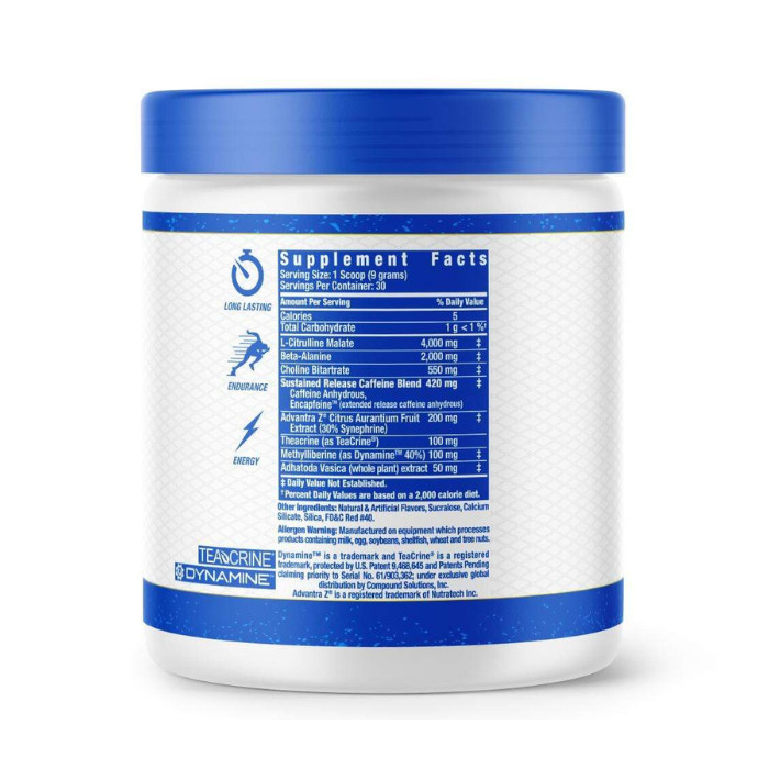 Ronnie Coleman Yeah Buddy Pre-Workout Sour Berry, Extreme Energy, Focus and Endurance Support - 30 Servings