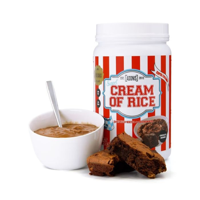 Adonis Gear Cream of Rice Chocolate Brownie, High Protein, Clean Carbs, Muscle Recovery Fuel, 1kg