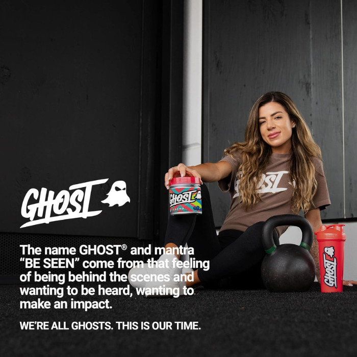 Ghost Legend Pre-Workout Blue Raspberry, Energy, Focus, Pumps, Vegan Friendly Formula - 30 Servings