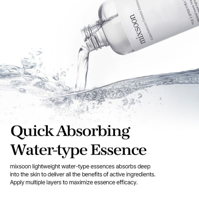 Mixsoon Galactomyces Ferment, Brightening, Hydrating, and Skin Tone-Correcting Essence, 100ml