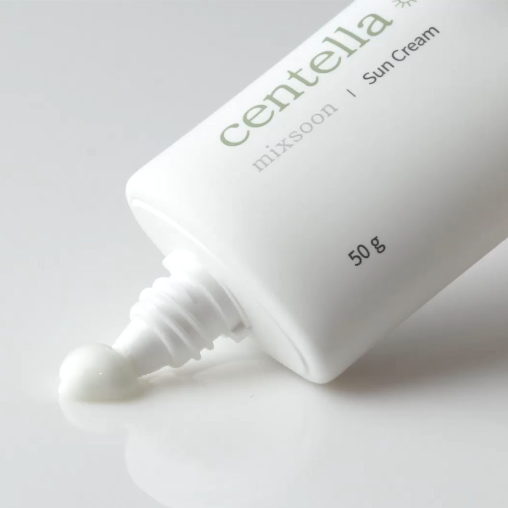 Mixsoon Centella (SPF 50+) Daily Sunscreen with Asiatica for UV Protection and Hydration, 50g