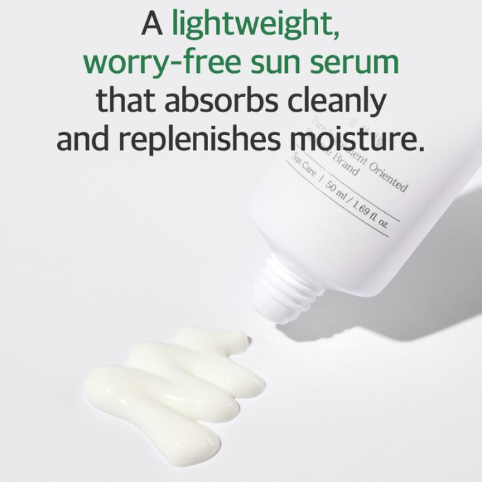 Mixsoon Bean Sun Serum (SPF50+) Lightweight Hydrating Protection with Fermented Soybean Extract - 50ml