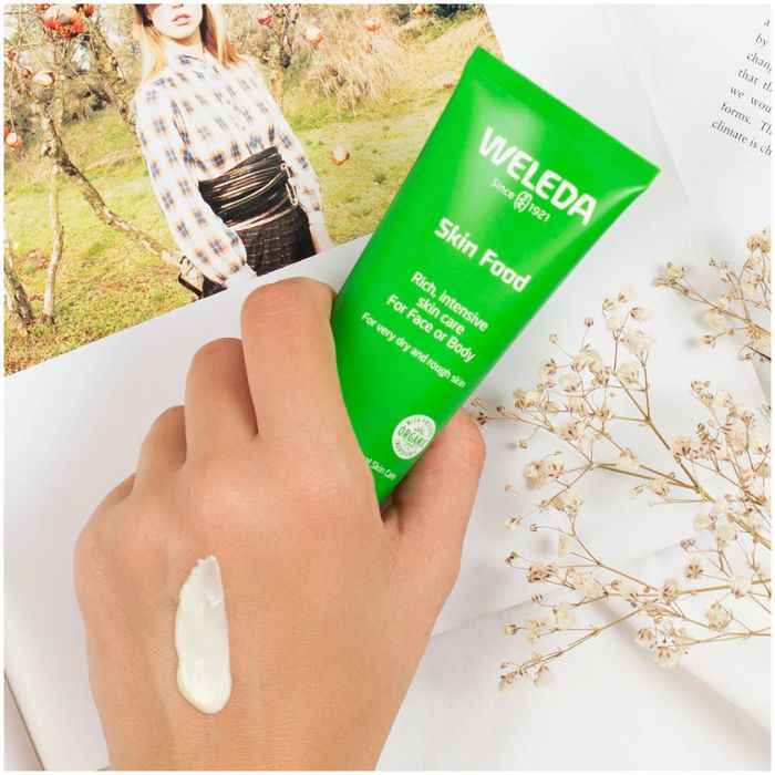 Weleda Skin Food Face and Body Cream, Intense Nourishment for Dry, Rough Skin, Natural Moisturizer, 75ml