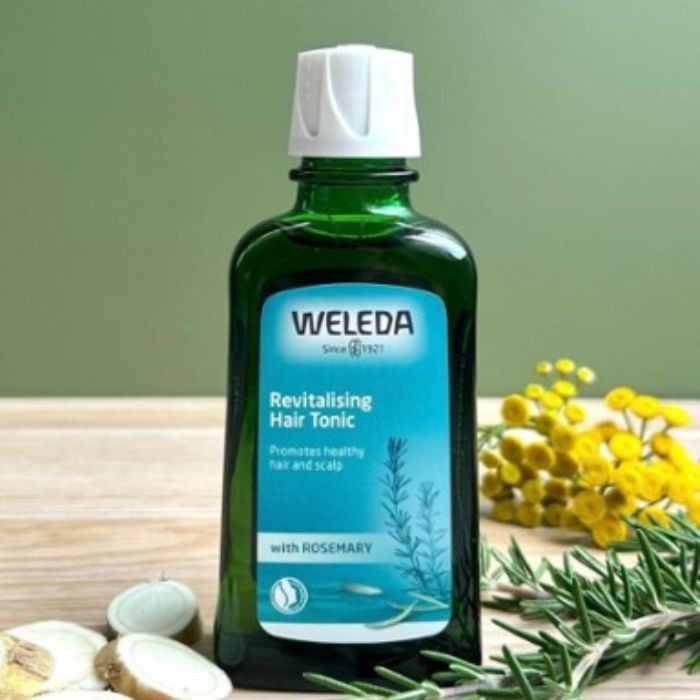 Weleda Rosemary Revitalising Hair Tonic, Strengthens, Promotes Growth and Nourishes Scalp Naturally, 100ml