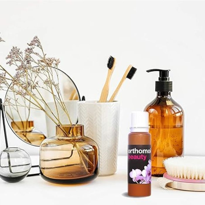 Orthomol Beauty Vial, Collagen, Hyaluronic Acid and Coenzyme Q10 Supplement for Skin, Hair & Nails, 30s