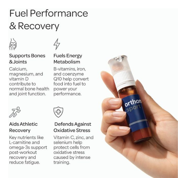 Orthomol Sport Vial, Tablet & Capsules, Energy, Muscle and Endurance Support Supplement, 30s