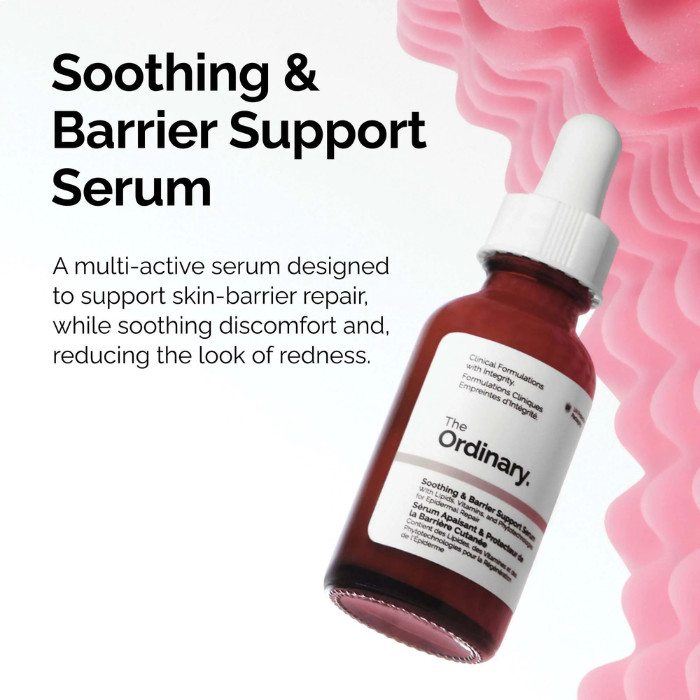 The Ordinary Soothing and Barrier Support Serum, Hydrating Serum to Repair Skin, Calm Redness and Irritation - 30ml