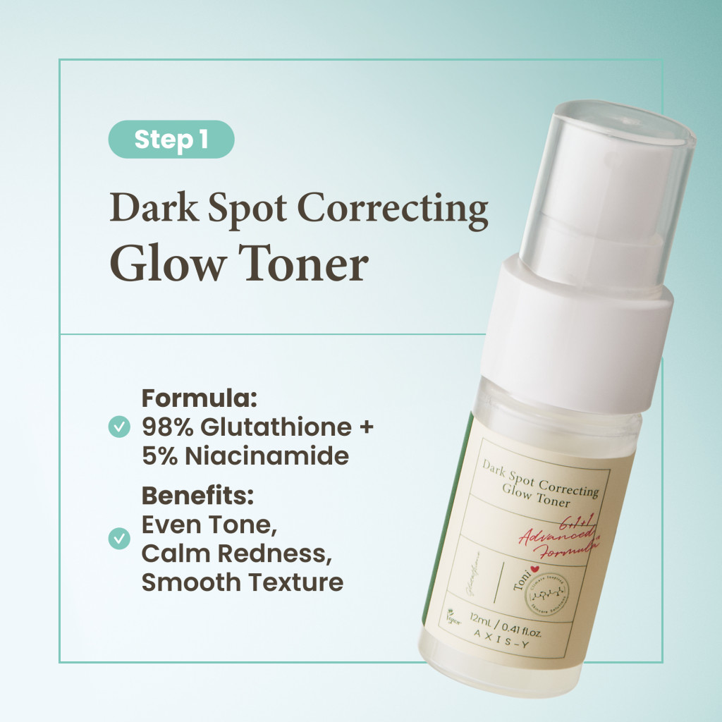 Axis-Y The Mini Glow Trio Set – Brightening Travel Skincare Kit with Serum, Ampoule & Cream for Radiant Skin