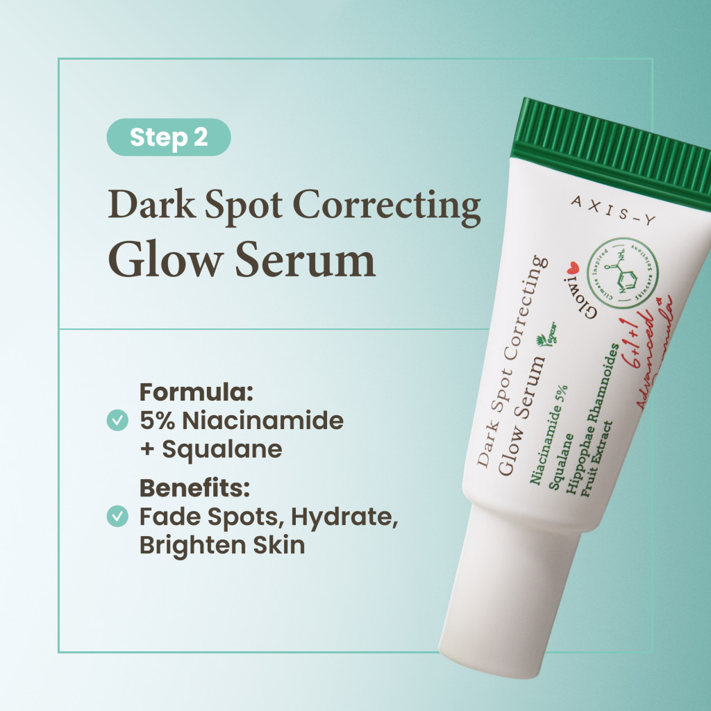 Axis-Y The Mini Glow Trio Set – Brightening Travel Skincare Kit with Serum, Ampoule & Cream for Radiant Skin