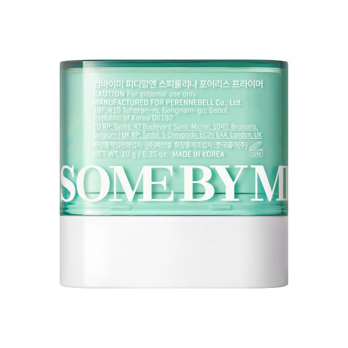 Some By Mi PDRN Spirulina Poreless Primer Stick, Matte Finish, Pore Blurring and Sebum Control, 10g