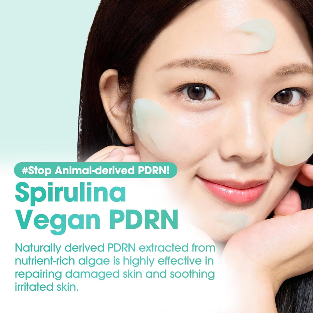 Some By Mi PDRN Spirulina Soothing Mask 1g, Cooling Sherbet Wash-Off Mask for Calm, Hydrated Skin, 10 Sticks