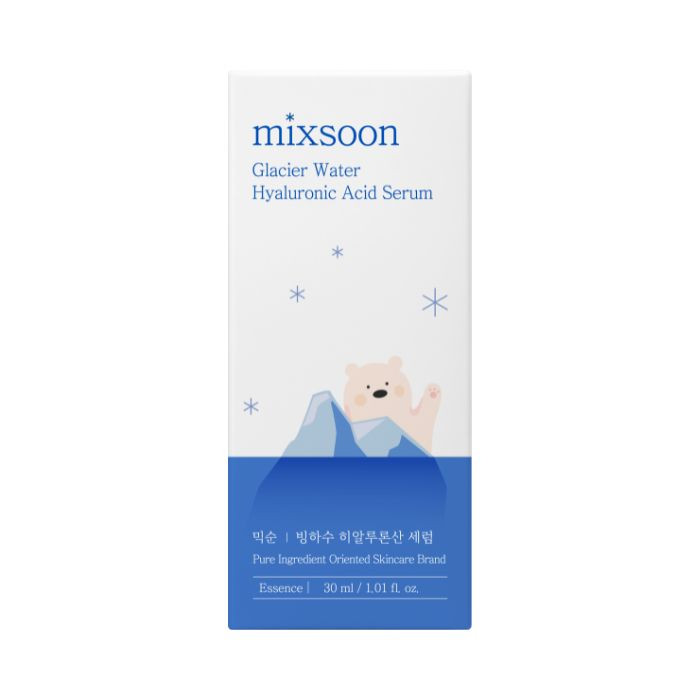 Mixsoon Glacier Water Hyaluronic Acid, Deep Hydration and Skin Barrier Strengthening Serum, 30ml