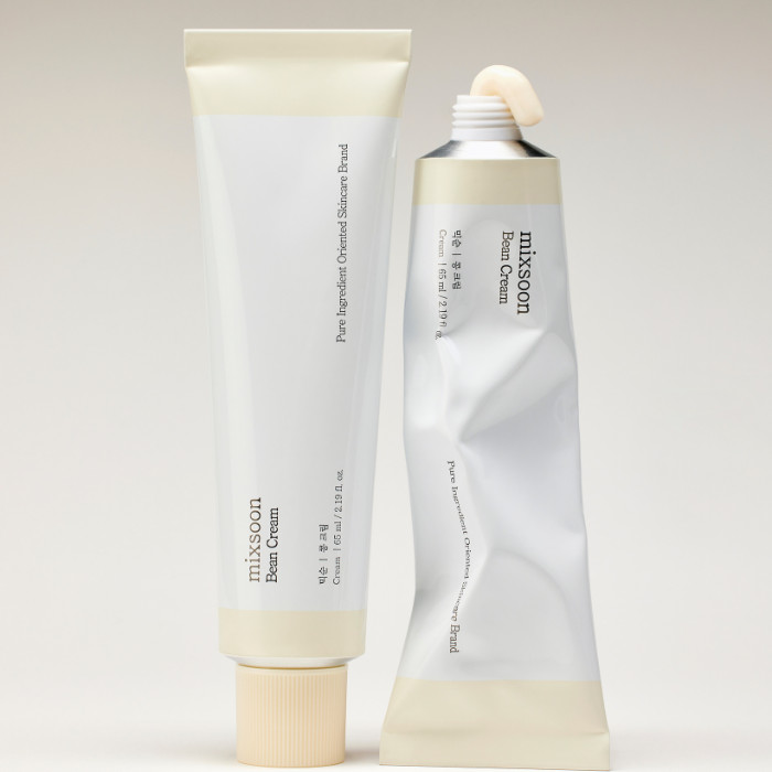 Mixsoon Bean Cream, Fermented Nutrient Moisturizer with Amino Acids for Hydration and All Skin Types - 65ml