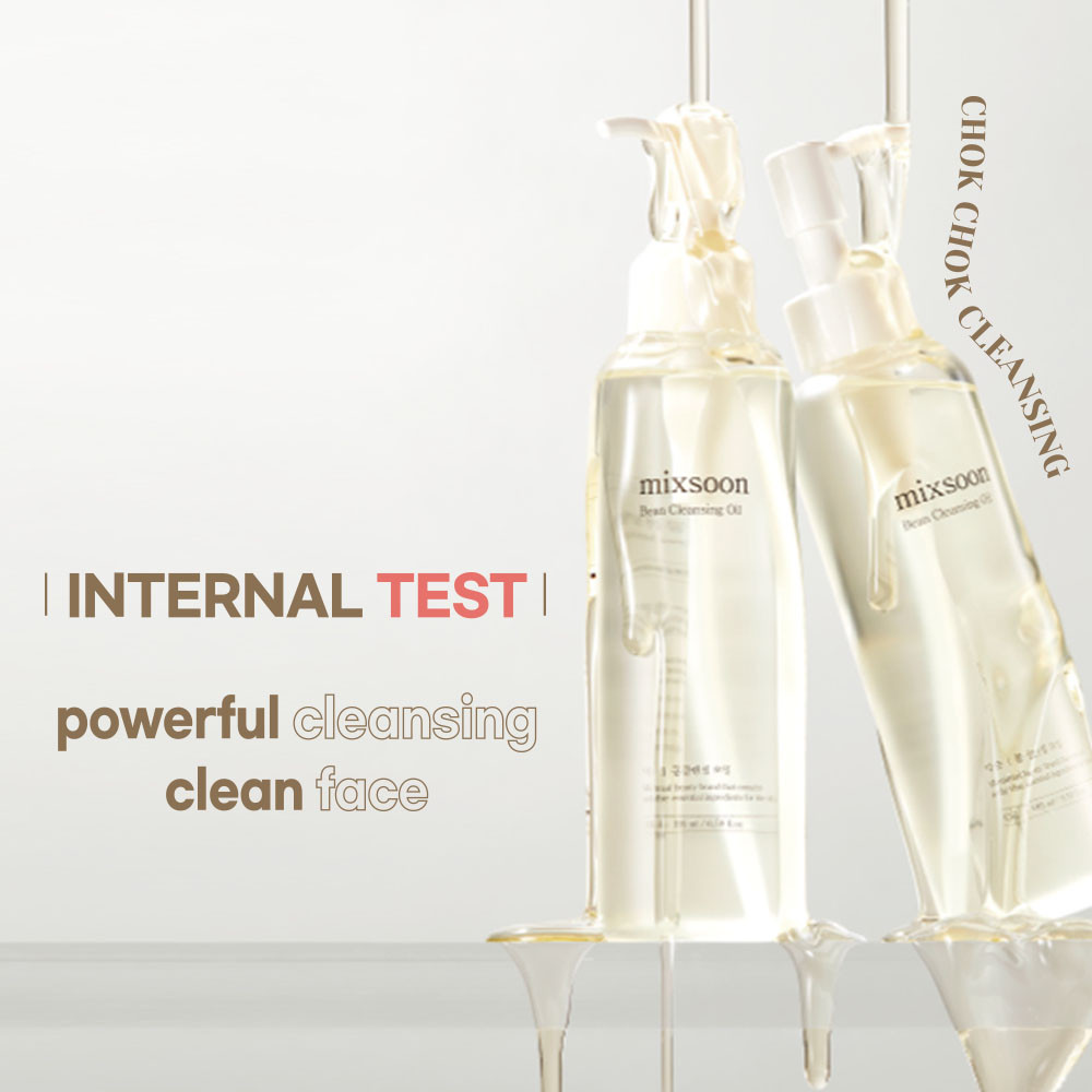 Mixsoon Bean Cleansing Oil, Fast-Emulsifying, Hydrating, Fresh, Irritation-Free Deep Cleanser - 195ml