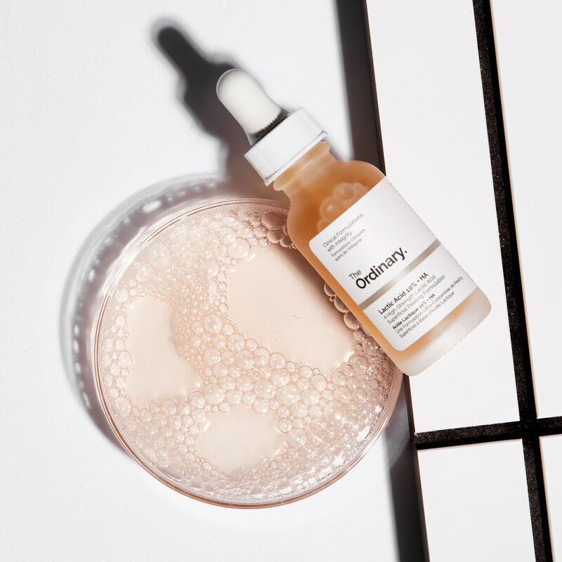 The Ordinary Lactic Acid 10% + HA 2%, Gentle Daily Exfoliating Serum for Smooth, Hydrated Skin - 30ml