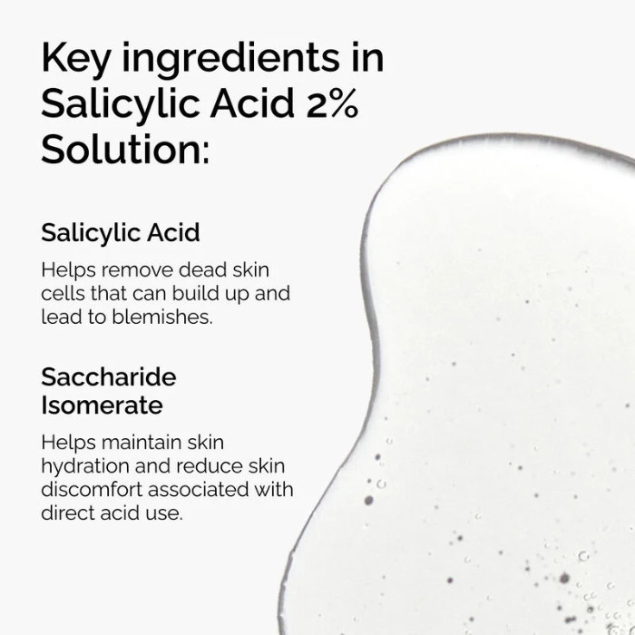The Ordinary Salicylic Acid 2% Solution, Exfoliating Serum for Blemish-Prone Skin and Pore Care - 30ml