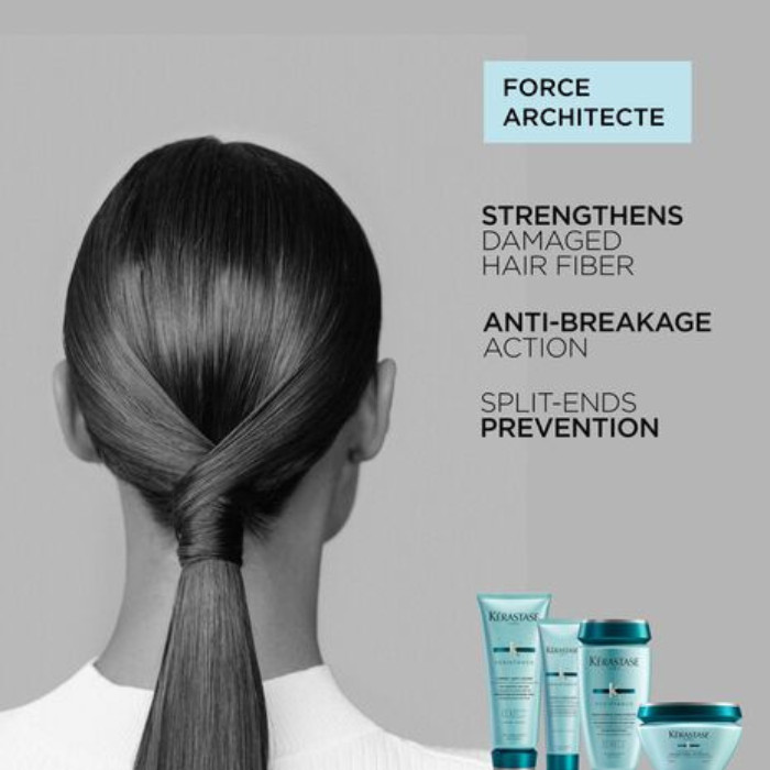 Kerastase Resistance Masque Force Architecte, Reconstructing Mask for Damaged & Over-Processed Hair - 200ml